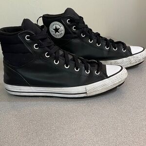 Converse Black and White High-Top Sneakers